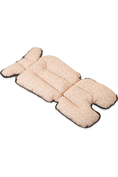 Babyjem Детска количка и столче за хранене с възглавница в цвят сьомга с цветя