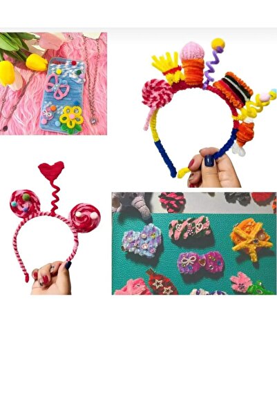 iğne izi 100 قطعة من الشنيل، شنيل تعليمي، سلك ريشي، سلك قطيفة، شنيل مخملي، مادة يدوية الصنع 30 سم قهوة حمراء