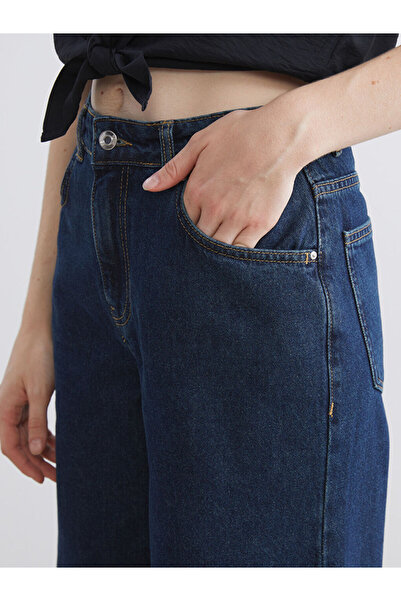 LC Waikiki Selecții strălucitoare de la Shining Store | Pantaloni de jeans pentru femei Wideleg