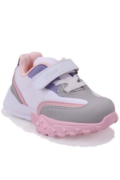 Vicco Surf 346B25K253 White Orthopedic Daily Girl's Sports Shoes