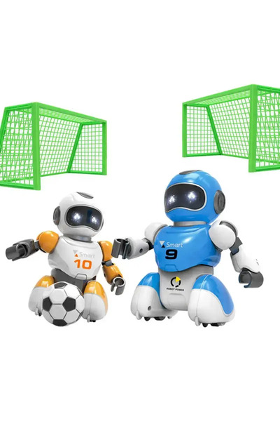 hi kids لعبة كرة قدم روبوتية RC مع جهاز تحكم عن بعد متعدد الوظائف مع شحن USB