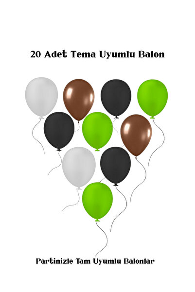 HAPPYLOOPPARTY Her Konsepte Yakışan Tema Uyumlu Doğum Günü Parti Balonu