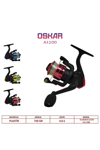 CAPTAIN Oskar AS 200 Olta Makinesi