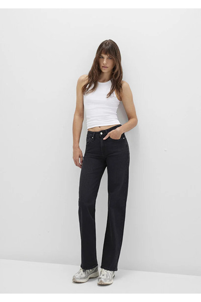 Mavi Women's Black M1010840-90762 Taylor Trousers