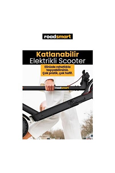 Roadsmart Garantili Katlanır Patlamaz Lastik Elektrikli Scooter