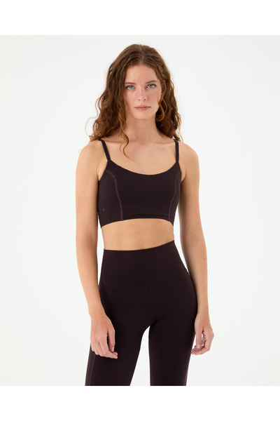 Ayma Active Basic Motion Bra with Plum Strap