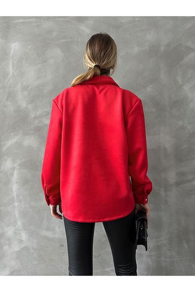369 etnik butik Women's Pearl Detailed Buttoned Long Sleeve Shirt
