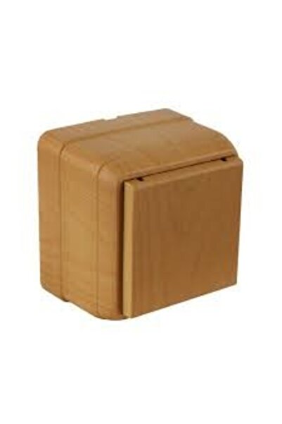 Mutlusan Bron Sıva Üstü Priz, Meşe, Topraklı