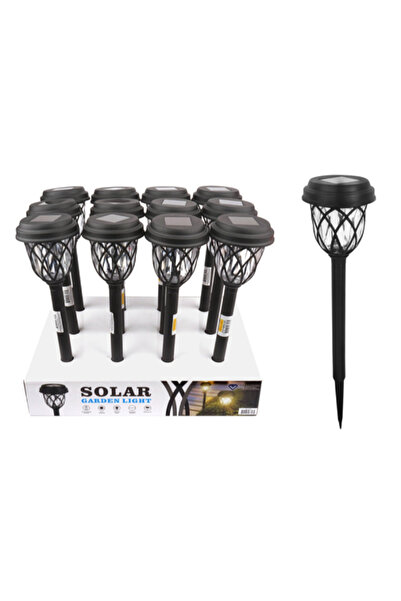 Diamond Visions مصباح مسار زخرفي شبه دائري يعمل بالطاقة الشمسية