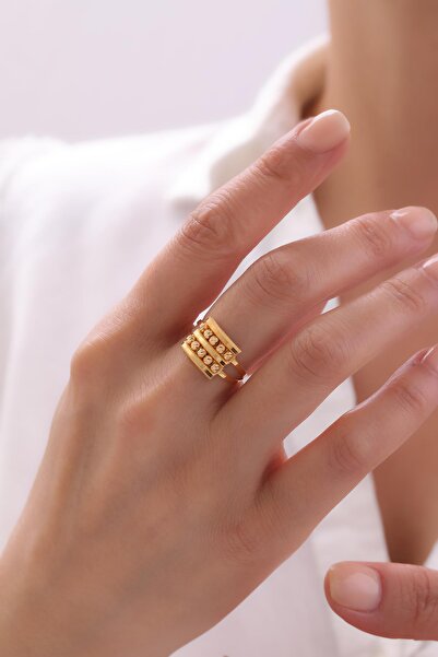 Tufanlar Kuyumculuk 22 Ayar Dorikalı Kaburga Altın Yüzük