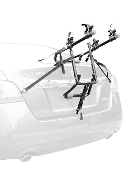 CFT Deluxe Black 2-Bike Trunk Mount Bicycle Carrier Rack