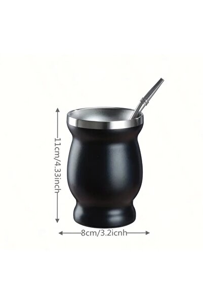 MJCM SARL Paslanmaz Çelik Bombilla – Yerba Mate ve Bitki Çayları İçin Özel Pi...