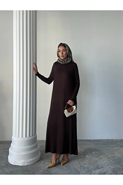 Genel Markalar Uzun Kollu İclik Basic Tessüttür Elbise