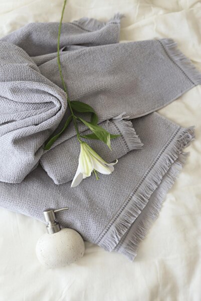 İrya Travertine 100% Cotton Bath Towel 70X140 Gray