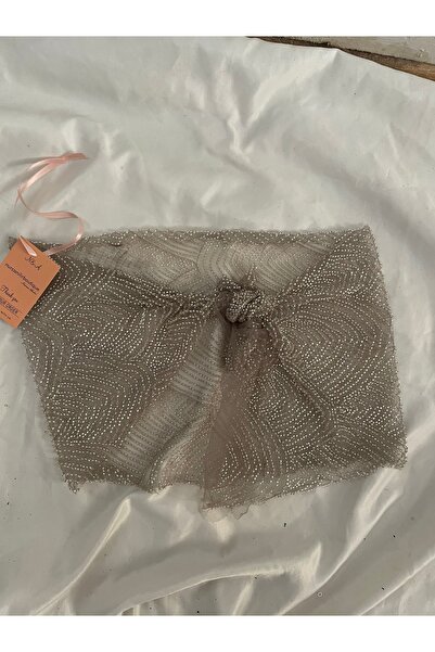 Nurcanilirboutique mermaid mini özel kristal taşlı pareo