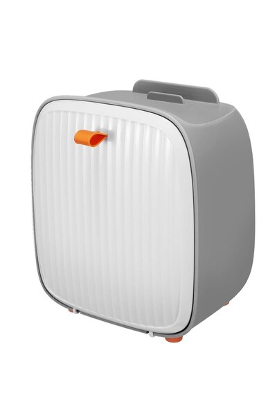 UIQ Holibanna Trash Bin with Lid for Paper, Office, Airtight Closure, 19.7 x 17.3 x 12.5 cm