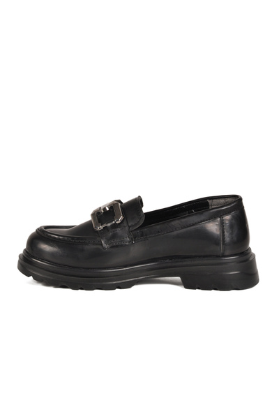 AYAKMOD Black Patent Leather Lightweight Women's Casual Shoes 510 Z