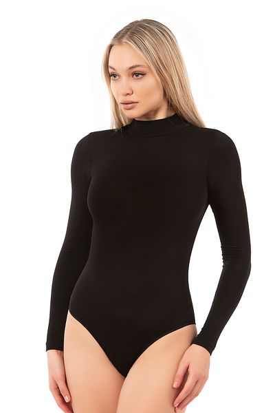 ÖZKAN underwear Özkan 0614 3 Pack Women's Combed Cotton Lycra 95% Cotton Fit Mold Fisherman Stand Collar Snap Fastener Body Long
