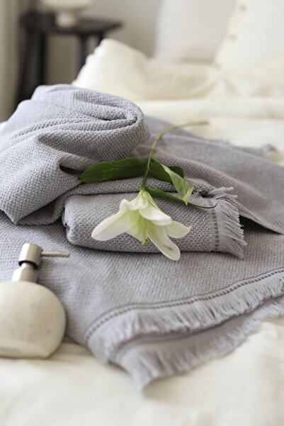 İrya Travertine 100% Cotton Bath Towel 70X140 Gray