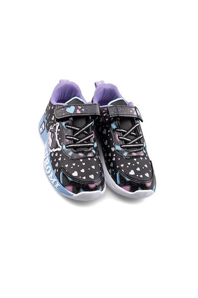kuromi 725 Orthopedic Girl's Black Sneaker