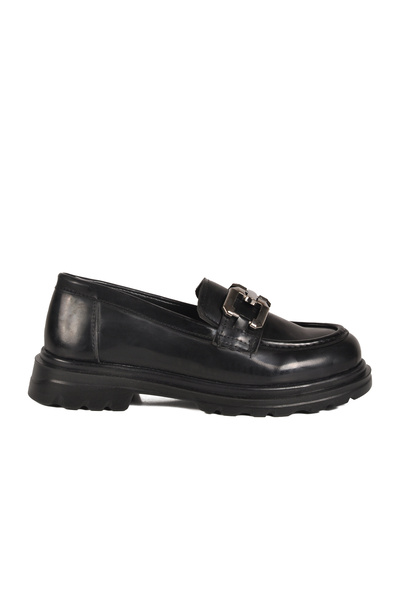 AYAKMOD Black Patent Leather Lightweight Women's Casual Shoes 510 Z
