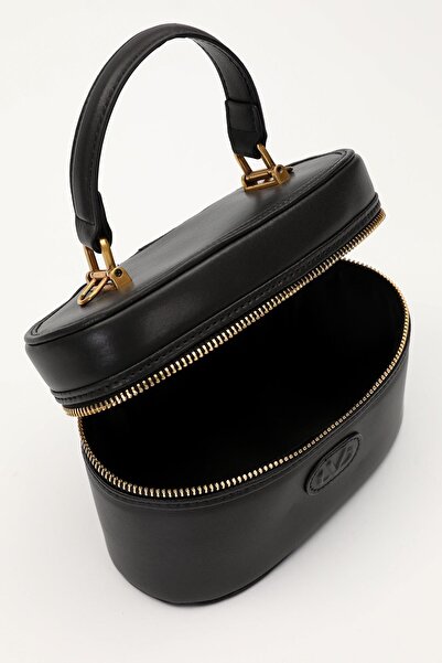 Levidor Premium Silindir Model El Çantası Siyah