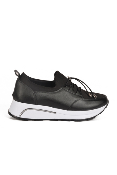AYAKMOD Black White Lock Lace Women's Casual Shoes 1706 Z