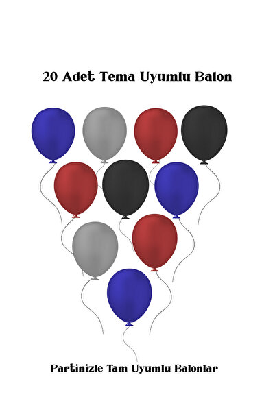 HAPPYLOOPPARTY بالون حفلة عيد ميلاد متوافق مع كل المفهوم