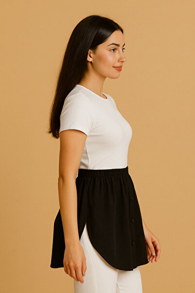 mirach Open Sides U Model Shirt Skirt Buttoned Cotton Modern Design for Stylish and Comfortable Use