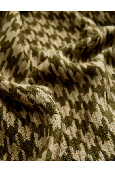 Koton Crowbar Patterned Long Tassel Scarf