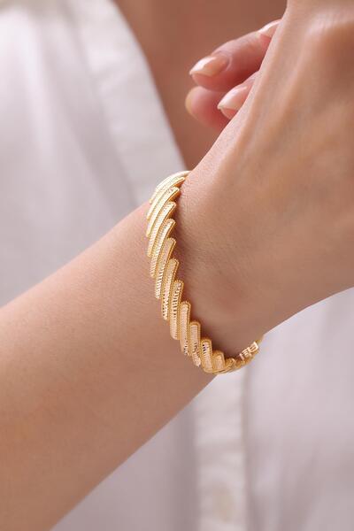 Tufanlar Kuyumculuk 22 Ayar Ajda Tasarım Altın Kelepçe