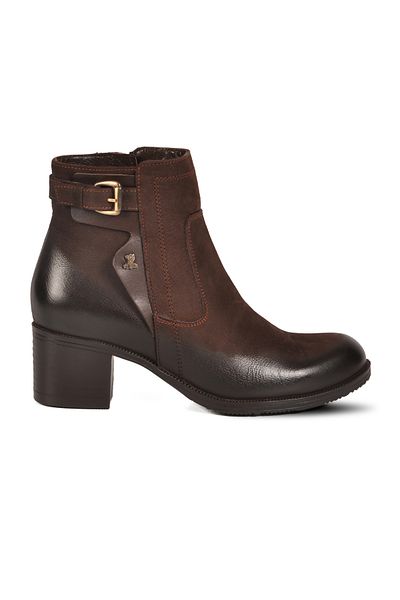 Venüs Brown Nubuck Genuine Leather Women's Boots 1779011K Z
