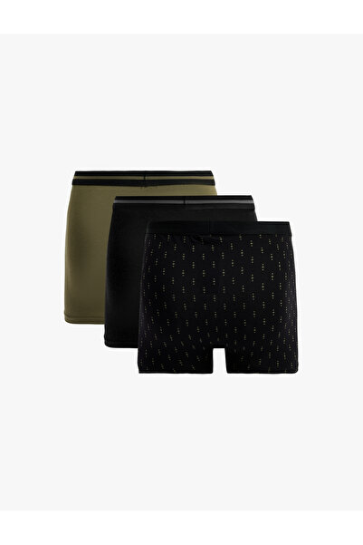 Koton Σετ μπόξερ 3 τεμαχίων με βαμβακερά σχέδια