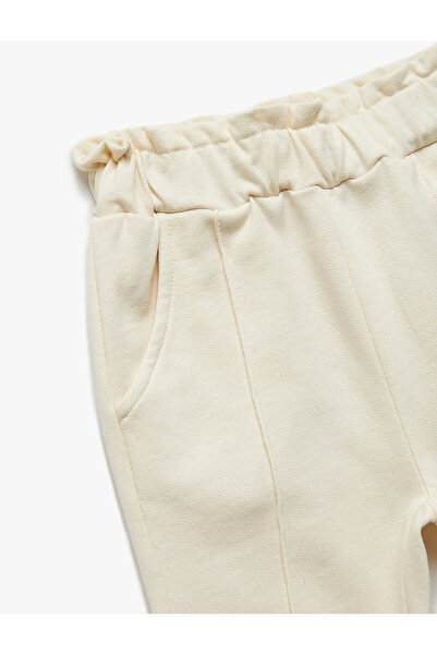 Koton Bej Kız Bebek Eşofman Altı 6Wmg40027Ak