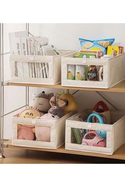 Generic 2 Pieces Foldable Closet Storage Organizer Washable Closet Storage Bo...