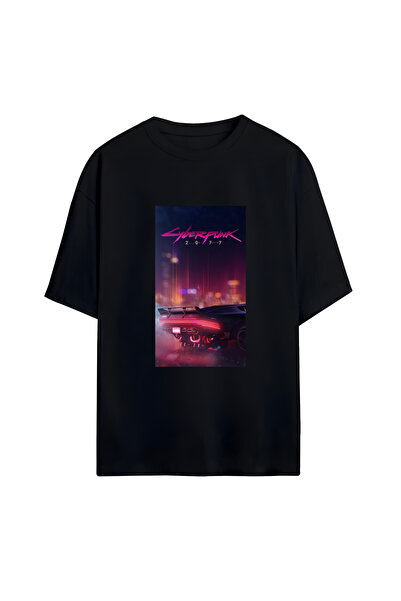 GraffTee Cyberpunk Unisex Oversize Cotton T-Shirt