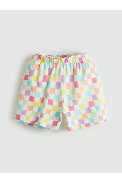 LC Waikiki New Season Elastic Waist Printed Girls' Pajama Bottom - S5Fm11Z1