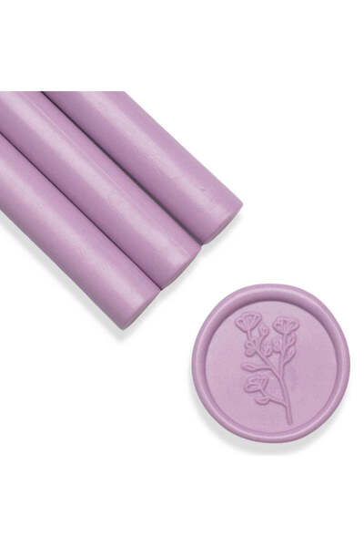 ARTIZAAR Set 5 batoane ceara, mov pastel, mat, 1.1 x 13 cm, ceara pentru sigi...