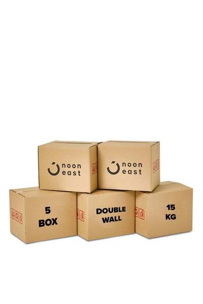 Generic 5-Pack Small Double Wall 100% Recyclable Corrugated Cardboard Moving ...