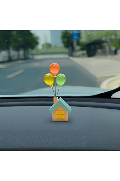 klovi Uçan Balonlu Figür Araç İçi Aksesuar
