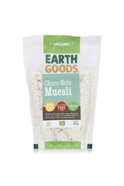 YABANEEZ موسلي الشوكولاتة والمكسرات العضوية "خير الأرض"