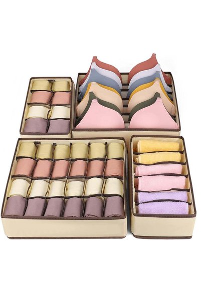 Generic ECARES® Lingerie Organizer Box, Bra Organizer, Closet Organizer Box f...