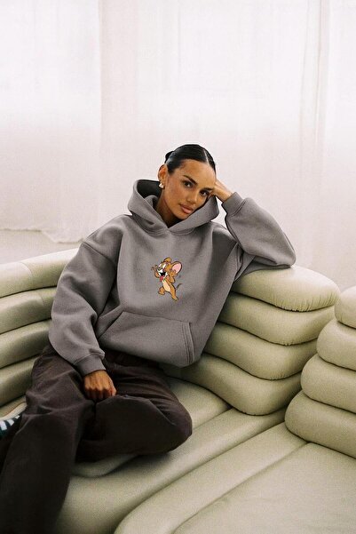 BENROMA 3-nitková česaná mikina s potlačou