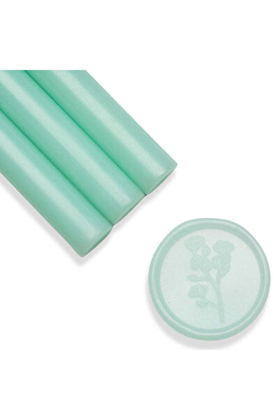 ARTIZAAR Set 5 batoane ceara, verde menta translucid, 1.1 x 13 cm, ceara pent...