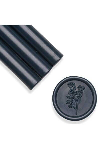 ARTIZAAR Set 5 batoane ceara, albastru navy, mat, 1.1 x 13 cm, ceara pentru s...