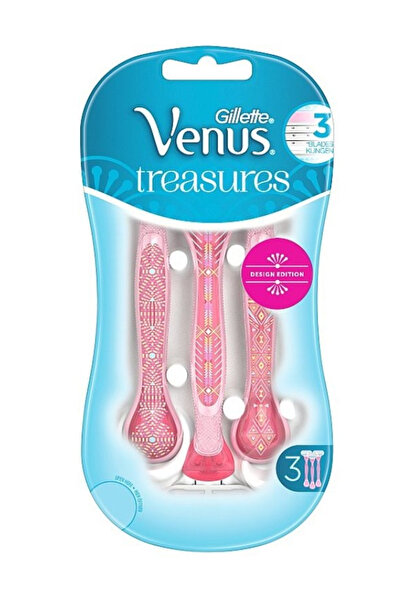 Gillette Venus Disposable Razors Treasures Pink 3S