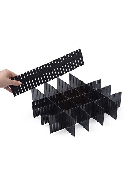 Generic 21 Pack Adjustable Drawer Organizer Dividers for Socks, Underwear, Ma...
