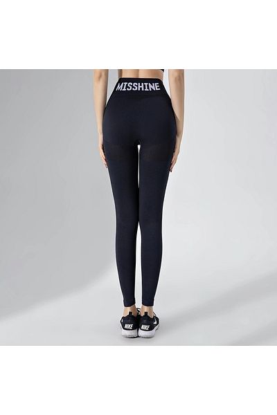 FITINT High-waist seamless women's sport leggings black – 285