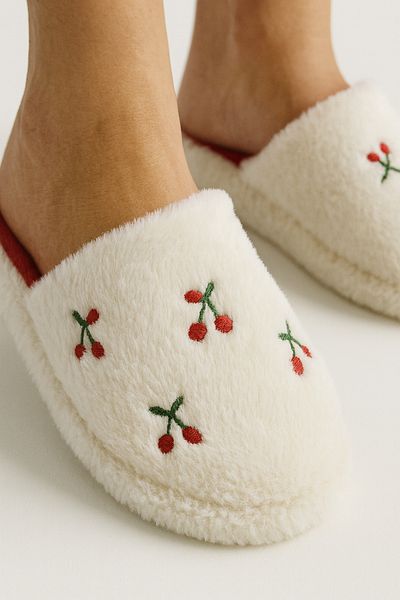 StWenn Fluffy Figured Slippers Women's Home Socks Do Not Make Sound Light Soft Sole