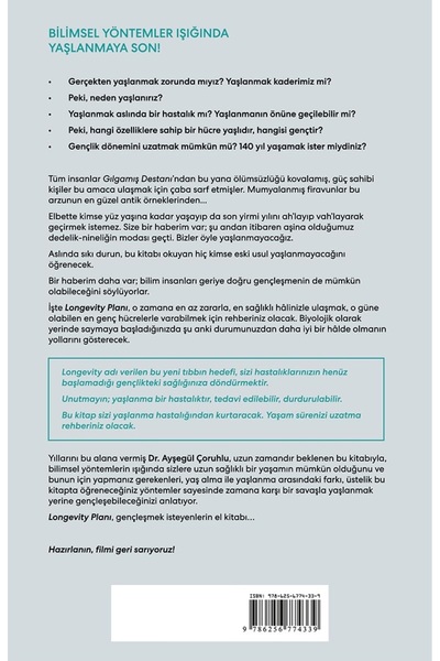 Piatkus Longevity Planı - Ayşegül Çoruhlu | Popüler Kitaplar